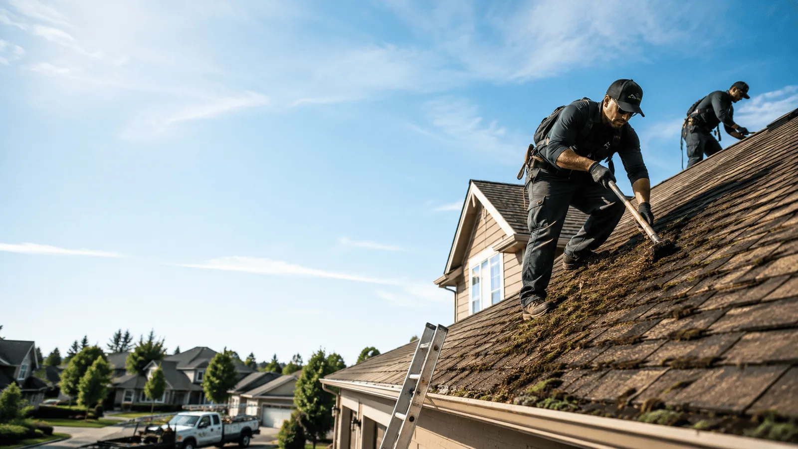 Roof Moss Removal in Buda, TX near me